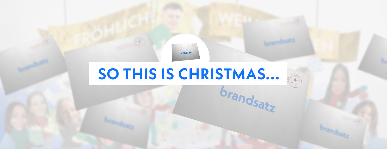 brandsatz Weihnachtskarte 2021